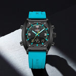 NAVIFORCE Luxus herren Uhren Sport Quarzuhr Männer LCD Dual Display Wasserdicht Leucht Mann Armbanduhr 2025, Relogio Masculino - flohmarkt-deutschland.shop