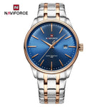 NAVIFORCE Luxus männer Kalender Uhren Wasserdicht Mode Business Edelstahl Armband Quarz Armbanduhren Relogio Masculino - flohmarkt-deutschland.shop