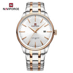 NAVIFORCE Luxus männer Kalender Uhren Wasserdicht Mode Business Edelstahl Armband Quarz Armbanduhren Relogio Masculino - flohmarkt-deutschland.shop