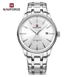 NAVIFORCE Luxus männer Kalender Uhren Wasserdicht Mode Business Edelstahl Armband Quarz Armbanduhren Relogio Masculino - flohmarkt-deutschland.shop