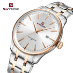 NAVIFORCE Luxus männer Kalender Uhren Wasserdicht Mode Business Edelstahl Armband Quarz Armbanduhren Relogio Masculino - flohmarkt-deutschland.shop