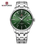 NAVIFORCE Luxus männer Kalender Uhren Wasserdicht Mode Business Edelstahl Armband Quarz Armbanduhren Relogio Masculino - flohmarkt-deutschland.shop