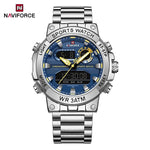 NAVIFORCE Männer Militär Uhr Wasserdichte Armbanduhr Dual Display Quarzuhr Sport Uhr Männliche Große Uhren Männer Relogios Masculino - flohmarkt-deutschland.shop