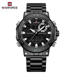 NAVIFORCE Männer Militär Uhr Wasserdichte Armbanduhr Dual Display Quarzuhr Sport Uhr Männliche Große Uhren Männer Relogios Masculino - flohmarkt-deutschland.shop
