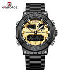 NAVIFORCE Männer Militär Uhr Wasserdichte Armbanduhr Dual Display Quarzuhr Sport Uhr Männliche Große Uhren Männer Relogios Masculino - flohmarkt-deutschland.shop