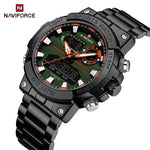 NAVIFORCE Männer Militär Uhr Wasserdichte Armbanduhr Dual Display Quarzuhr Sport Uhr Männliche Große Uhren Männer Relogios Masculino - flohmarkt-deutschland.shop