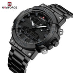 NAVIFORCE Männer Militär Uhr Wasserdichte Armbanduhr Dual Display Quarzuhr Sport Uhr Männliche Große Uhren Männer Relogios Masculino - flohmarkt-deutschland.shop