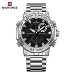 NAVIFORCE Männer Militär Uhr Wasserdichte Armbanduhr Dual Display Quarzuhr Sport Uhr Männliche Große Uhren Männer Relogios Masculino - flohmarkt-deutschland.shop