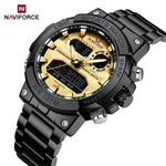 NAVIFORCE Männer Militär Uhr Wasserdichte Armbanduhr Dual Display Quarzuhr Sport Uhr Männliche Große Uhren Männer Relogios Masculino - flohmarkt-deutschland.shop