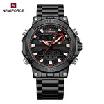 NAVIFORCE Männer Militär Uhr Wasserdichte Armbanduhr Dual Display Quarzuhr Sport Uhr Männliche Große Uhren Männer Relogios Masculino - flohmarkt-deutschland.shop