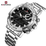 NAVIFORCE Männer Militär Uhr Wasserdichte Armbanduhr Dual Display Quarzuhr Sport Uhr Männliche Große Uhren Männer Relogios Masculino - flohmarkt-deutschland.shop
