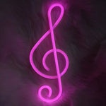 Neonlicht Musiknote LED Wanddeko USB Batterie Bar Nachtlicht - flohmarkt-deutschland.shop