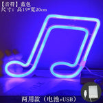 Neonlicht Musiknote LED Wanddeko USB Batterie Bar Nachtlicht - flohmarkt-deutschland.shop