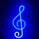 Neonlicht Musiknote LED Wanddeko USB Batterie Bar Nachtlicht - flohmarkt-deutschland.shop