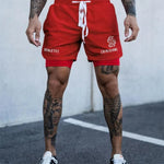 NEUE 2-IN-1 Sport Laufen Lässige Atmungsaktive Shorts Männer Doppel-deck Jogging Quick Dry GYM Shorts Fitness Workout männer Shorts - flohmarkt-deutschland.shop