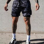 NEUE 2-IN-1 Sport Laufen Lässige Atmungsaktive Shorts Männer Doppel-deck Jogging Quick Dry GYM Shorts Fitness Workout männer Shorts - flohmarkt-deutschland.shop