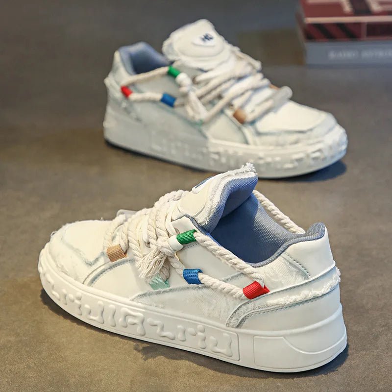 Neue Ankunft Designer Straße Sneaker Herrenmode Sportschuhe Mann Graffiti Persönlichkeit Sneaker Fancy Skateboard Hip Hop Schuhe - flohmarkt-deutschland.shop