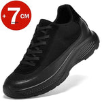 Neue Herren Multi-Material-Splicing-Elevator-Schuhe 7CM Unsichtbare Höhenerhöhung Freizeitschuhe Atmungsaktiv Leichtgewichtig Dicke Sohle - flohmarkt-deutschland.shop