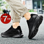 Neue Herren Multi-Material-Splicing-Elevator-Schuhe 7CM Unsichtbare Höhenerhöhung Freizeitschuhe Atmungsaktiv Leichtgewichtig Dicke Sohle - flohmarkt-deutschland.shop