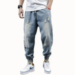 neue Hip Hop Harem Jeans Hosen Männer Lose Jogger Denim Casual Jogginghose Korea Knöchel Länge Hosen Streetwear Männliche Kleidung - flohmarkt-deutschland.shop