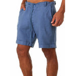 Neue Männer Baumwolle Leinen shorts Hosen Männlichen Sommer Atmungs Einfarbig Leinen Hosen Fitness Streetwear S-4XL - flohmarkt-deutschland.shop