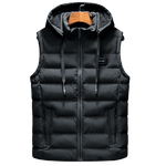 Neue Mit Kapuze Casual Weste Jacke für Männer Herbst Winter Warm Ärmel Jacke Mode Komfortable Zipper Weste Plus Größe M-6XL - flohmarkt-deutschland.shop