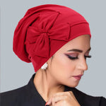 Neue Muslimische Frauen Innere Hijab Hut Bowknot Turban Indische Motorhaube Kopftuch Mützen Haarausfall Kopf Wrap Chemo Kappe Turbante Mujer - flohmarkt-deutschland.shop