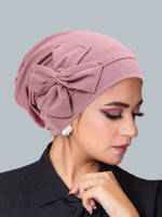 Neue Muslimische Frauen Innere Hijab Hut Bowknot Turban Indische Motorhaube Kopftuch Mützen Haarausfall Kopf Wrap Chemo Kappe Turbante Mujer - flohmarkt-deutschland.shop
