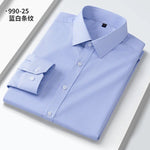 Neue Qualität Anti-Falten Männer Hemd Lange Ärmel Kleid Shirts Für Männer Slim Fit Camisa Social Business Weiß büro Hemd 4XL 5XL - flohmarkt-deutschland.shop