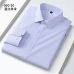 Neue Qualität Anti-Falten Männer Hemd Lange Ärmel Kleid Shirts Für Männer Slim Fit Camisa Social Business Weiß büro Hemd 4XL 5XL - flohmarkt-deutschland.shop