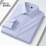 Neue Qualität Anti-Falten Männer Hemd Lange Ärmel Kleid Shirts Für Männer Slim Fit Camisa Social Business Weiß büro Hemd 4XL 5XL - flohmarkt-deutschland.shop