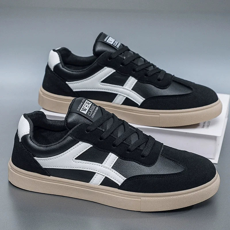 Neue Retro-Herren-Freizeitsportschuhe, rutschfeste weiße Schuhe, Boardschuhe, Schuh der deutschen Armee - flohmarkt-deutschland.shop