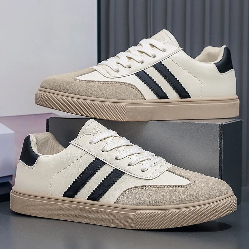 Neue Retro-Herren-Freizeitsportschuhe, rutschfeste weiße Schuhe, Boardschuhe, Schuh der deutschen Armee - flohmarkt-deutschland.shop