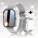 Neue Smartwatch 2,01 Zoll HD-Display Antwort Anruf machen Nachricht Vorschau Sportmodi Smartwatch DIY Zifferblatt Wettervorhersage Männer Frauen - flohmarkt-deutschland.shop