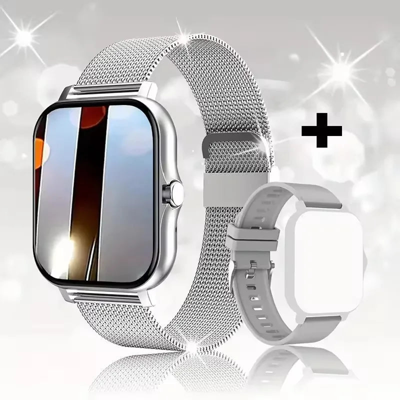 Neue Smartwatch 2,01 Zoll HD-Display Antwort Anruf machen Nachricht Vorschau Sportmodi Smartwatch DIY Zifferblatt Wettervorhersage Männer Frauen - flohmarkt-deutschland.shop