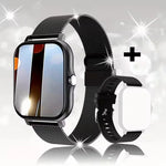 Neue Smartwatch 2,01 Zoll HD-Display Antwort Anruf machen Nachricht Vorschau Sportmodi Smartwatch DIY Zifferblatt Wettervorhersage Männer Frauen - flohmarkt-deutschland.shop