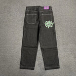 New Always Jeans High quality Printed Embroidery Straight Jeans Black Pants Men Jeans Printing Trend Street Wear AlwaysJeans Men - flohmarkt-deutschland.shop