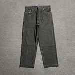 New Always Jeans High quality Printed Embroidery Straight Jeans Black Pants Men Jeans Printing Trend Street Wear AlwaysJeans Men - flohmarkt-deutschland.shop