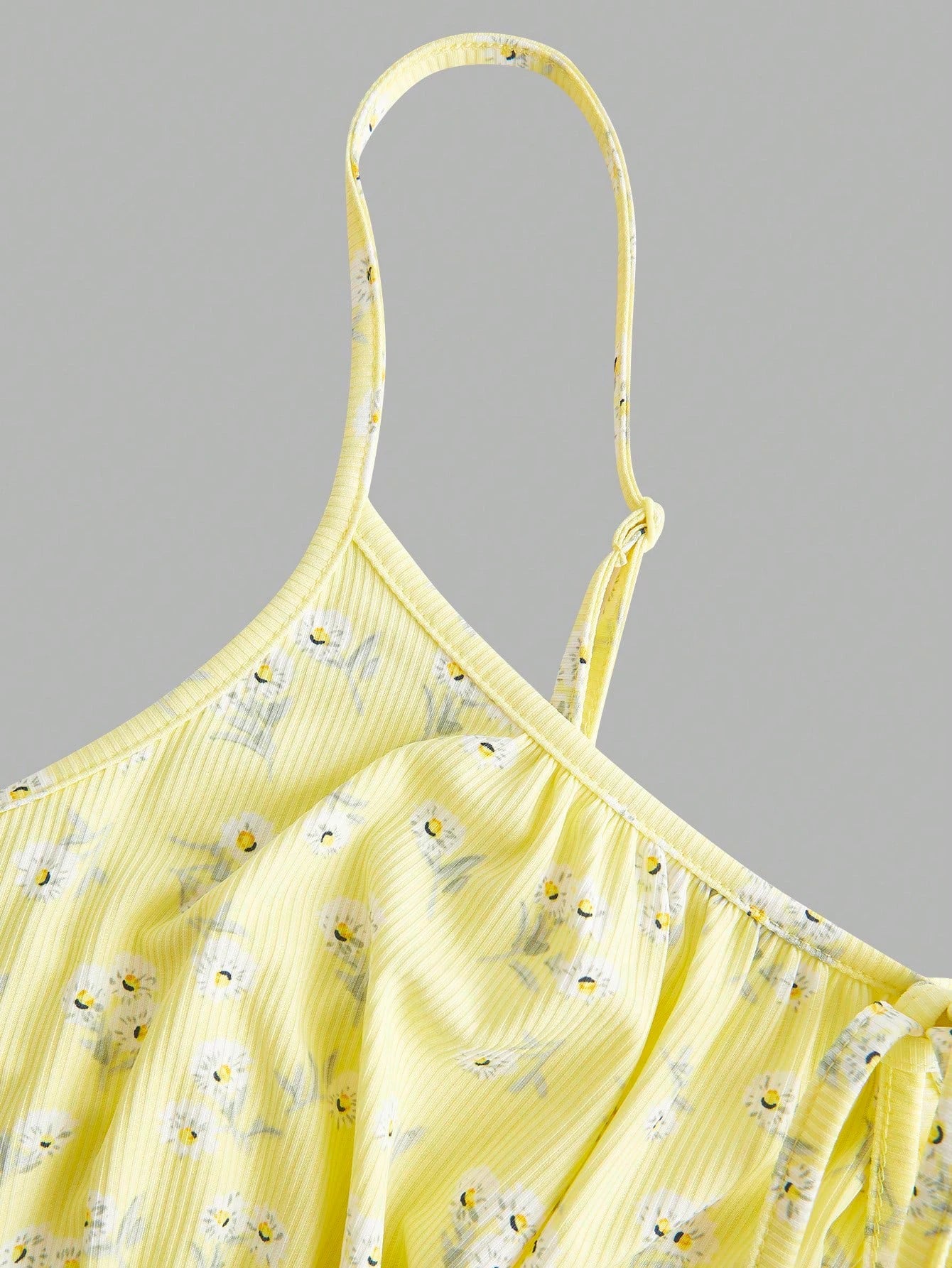 New fashion floral elegant sleeveless thin strap camisole dress - flohmarkt-deutschland.shop