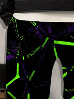 New Men's Autumn Neon Stripe Printed Soft and Comfortable Drawstring Pants Outdoor Urban Street Style Pants - flohmarkt-deutschland.shop