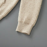 New Men's Thick Zipper Hoodie Cardigan100% Merino Wool Knitted Sweater Casual Loose Autumn/Winter Warm Hoodie Long Sleeve Jacket - flohmarkt-deutschland.shop