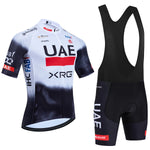 New UAE Cycling Jersey White TOTAL Team Bike Jersey Shorts Set Men Women Quick dry Ropa Ciclismo Pro Bicycle T-Shirt Clothing - flohmarkt-deutschland.shop