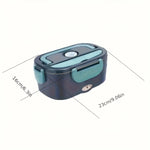 New US Standard Electric Lunch Box Double Compartment Portable Food Heater 110V-240V 12V 24V for Home Car Camping - flohmarkt-deutschland.shop