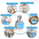 New Wall Mounted Automatic Soap Dispenser Foam Smart Hand Washing Machine 500ml Liquid Rechargeable Bathroom Induction Sensor - flohmarkt-deutschland.shop