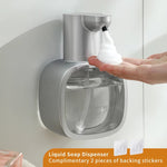 New Wall Mounted Automatic Soap Dispenser Foam Smart Hand Washing Machine 500ml Liquid Rechargeable Bathroom Induction Sensor - flohmarkt-deutschland.shop