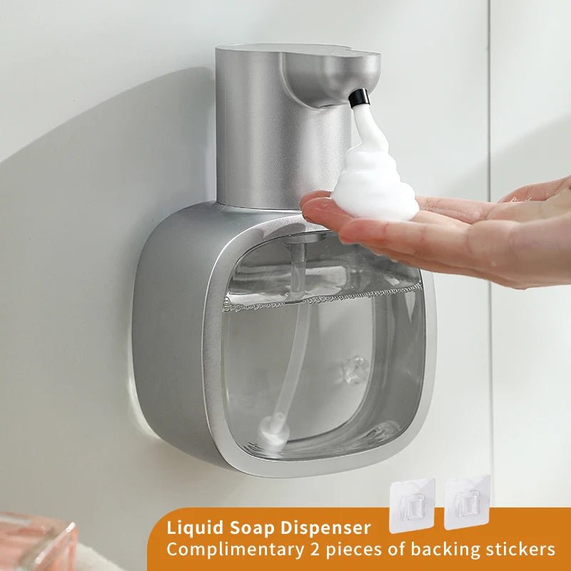New Wall Mounted Automatic Soap Dispenser Foam Smart Hand Washing Machine 500ml Liquid Rechargeable Bathroom Induction Sensor - flohmarkt-deutschland.shop