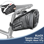 NEWBOLER 1.5L/2.5L Waterproof Bicycle Saddle Bag MTB Road Bike Saddlebags Reflective Striped Bicycle Tool Bag MTB Accessories - flohmarkt-deutschland.shop