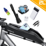 NEWBOLER 2L Bike Frame Front Tube Bag Bike Packing Pouch MTB Road Bike Tool Bag Cycling Top Tube Bag Bicycle Accessories - flohmarkt-deutschland.shop