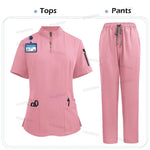 Niaahinn Scrub Surgical Uniforms Medical Clothing for Women Hot Sell Multi-color Veterinary Pet Hospital Dental Clinic Work Wear - flohmarkt-deutschland.shop