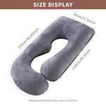 None G Form Ganzkörper Umstandskissen - Mit Abnehmbarem Bezug Für Bauchunterstützung Bei Schwangerschaft - flohmarkt-deutschland.shop